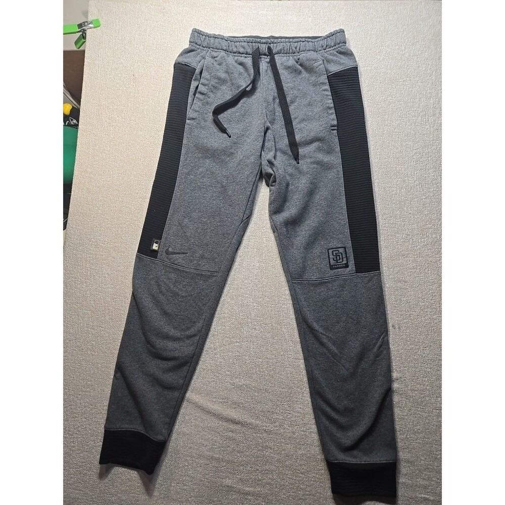 Nike Dri-Fit Sweatpants Mens San Diego Padres MLB Drawstring Size Medium